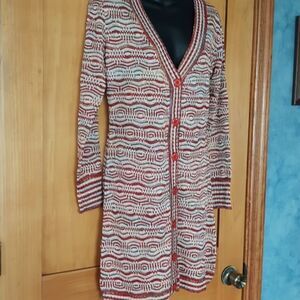 Grifflin Paris Sweater  With Silvery Thread Dress Size L